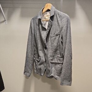 Treasure & Bond Women's Gray Textured Blazer